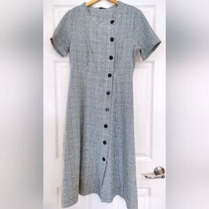 SHEIN Green Elegant Dress